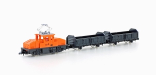 KATO-Lemke K105007 - N - 3-tlg. Set E-Lok BR 169 mit 2 Güterwagen, DB AG, Ep. IV